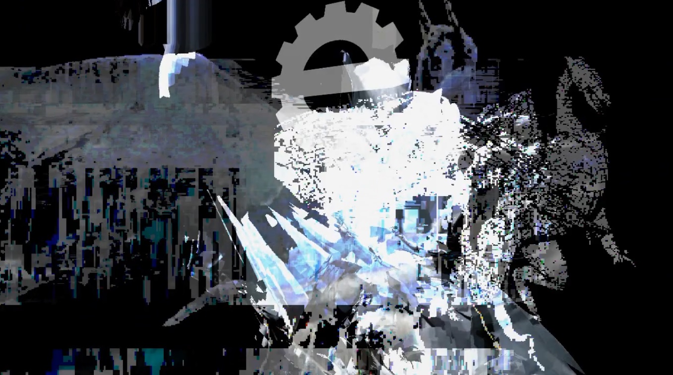Dragon out of broken pixel, broken image patterns